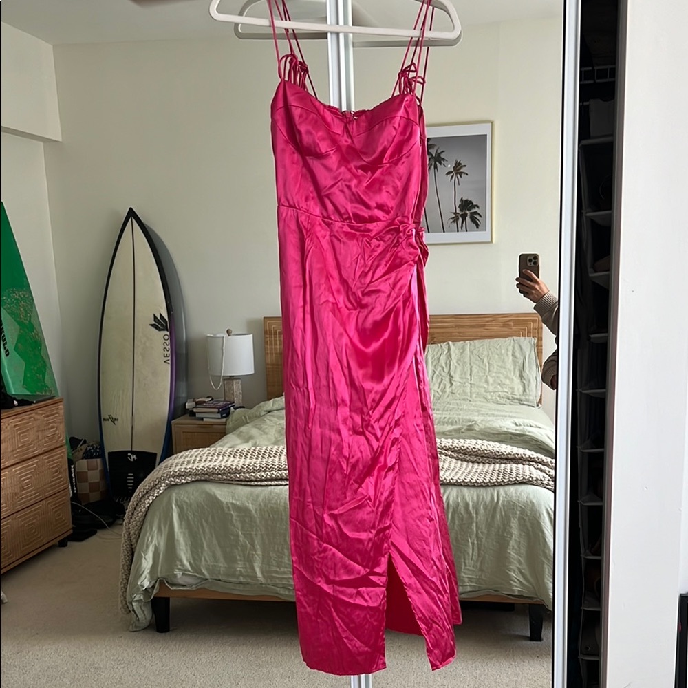 Reformation Marguerite silk midi dress - Picture 4 of 7